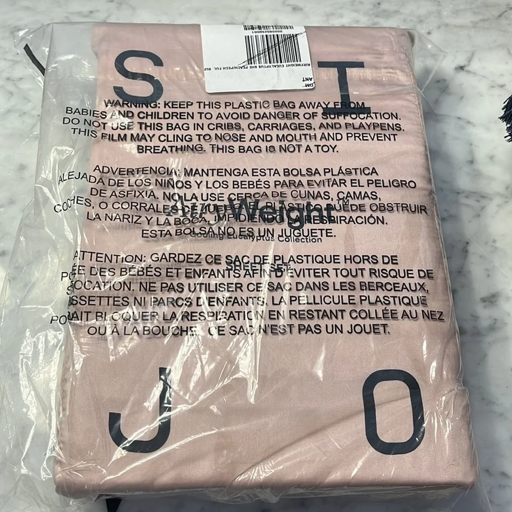 Anthropologie Sijo AiryWeight Eucalyptus Sheet Set Size Full NWT